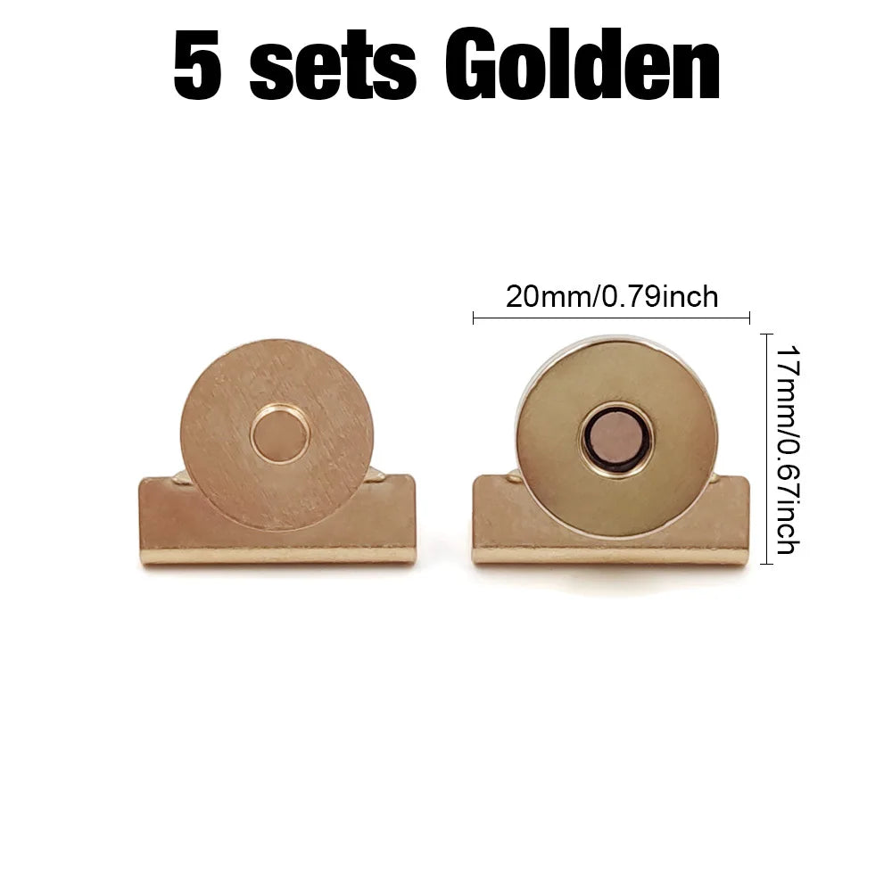 Seamless Magnetic Buckle Clasp for Bags, Clothing and DIY Crafts