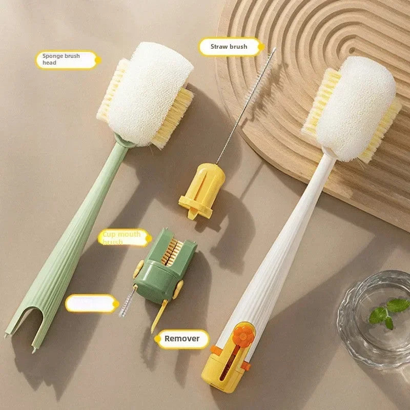 Multifunctional 5-in-1 Bottle Cleaning Brush