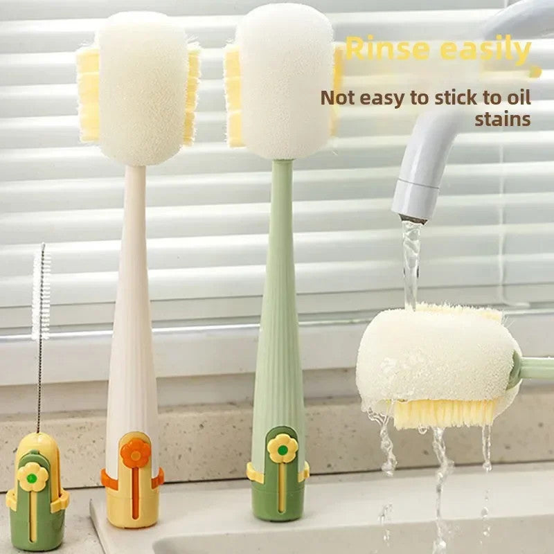 Multifunctional 5-in-1 Bottle Cleaning Brush