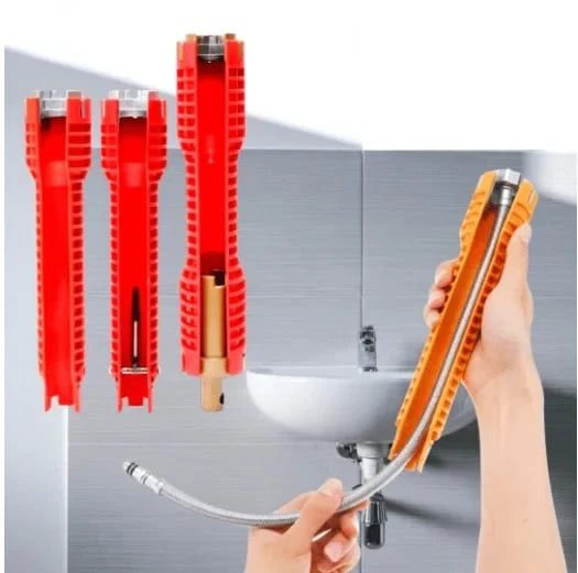 8-in-1 Socket Wrench Set For Removing Water Heater And Pipe Screws