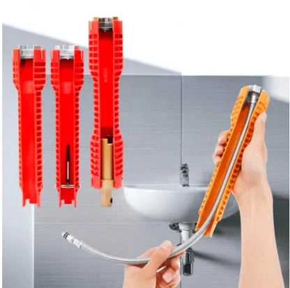 8-in-1 Socket Wrench Set For Removing Water Heater And Pipe Screws