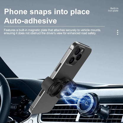 Dual-Ring Three-Finger Back Clip Holder