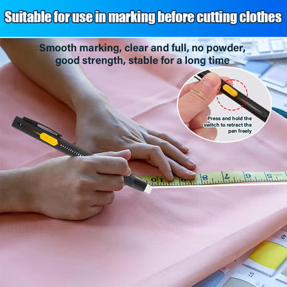 Heat Erasable Fabric Marker for Sewing, Embroidery, Quilting