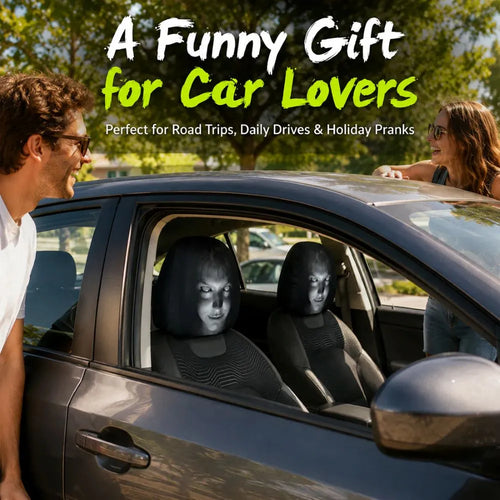 Car Headrest Funny Cover