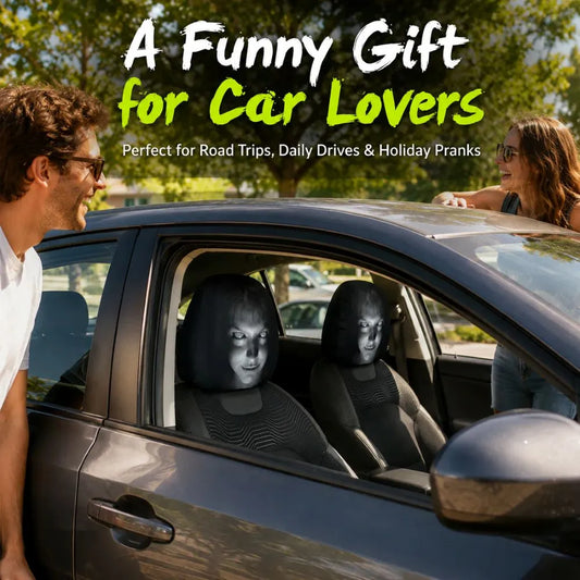 Car Headrest Funny Cover