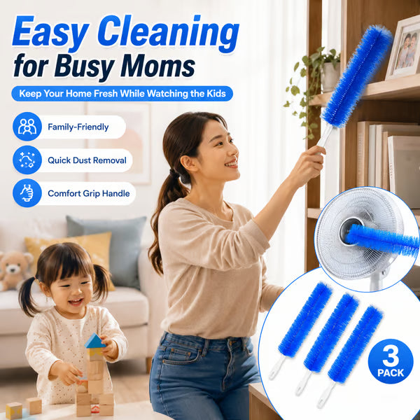 Bendable Microfiber Head, Reusable Dust Remover