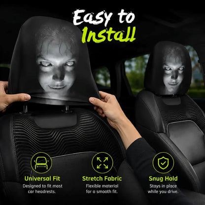Car Headrest Funny Cover