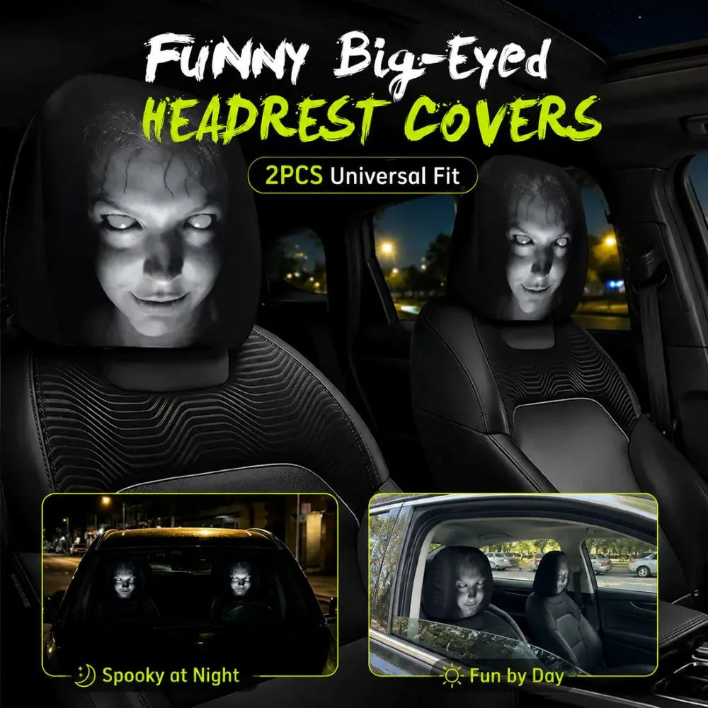 Car Headrest Funny Cover
