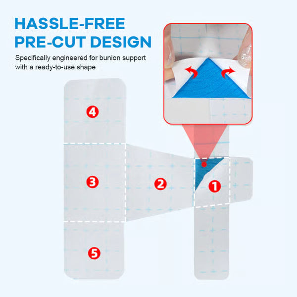 Pre-cut Hallux Valgus Corrector Kinesiology Tape