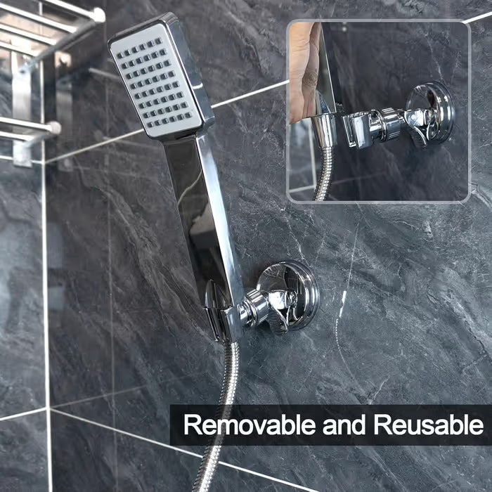 Adjustable Suction Cup Shower Head Holder (No Drill)