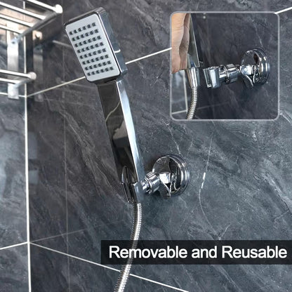 Adjustable Suction Cup Shower Head Holder (No Drill)