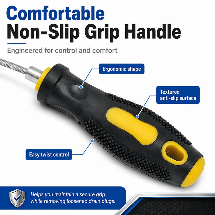 Flexible Magnetic Oil Drain Plug Remover Tool
