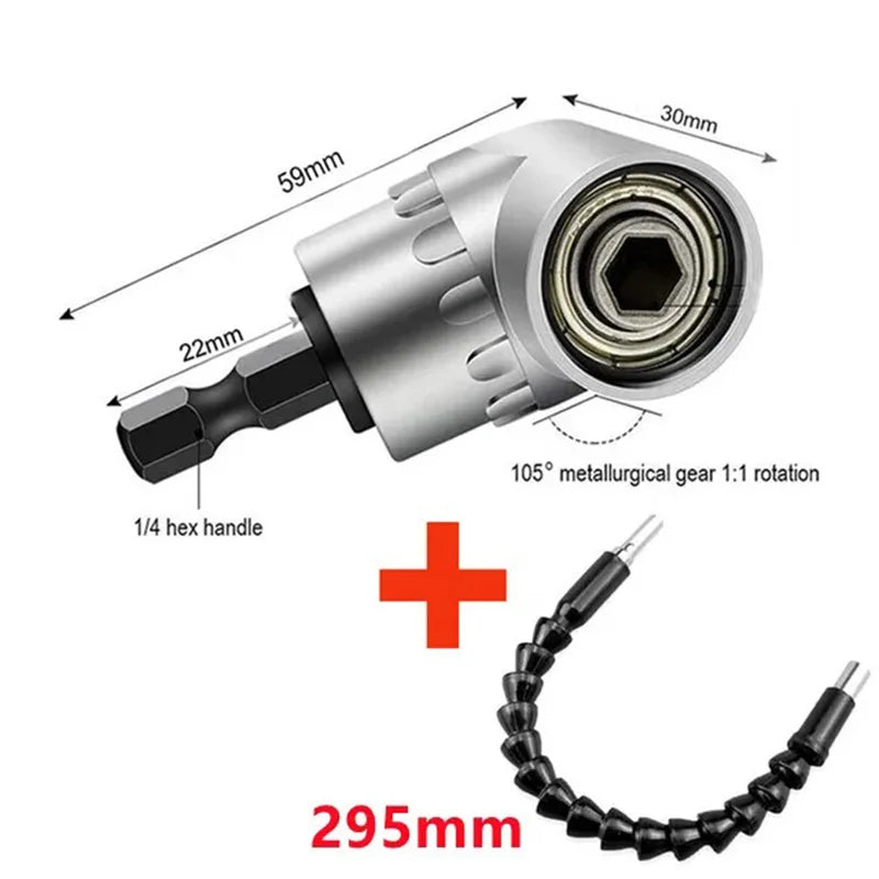105° Degree Right Angle Drill Adapter