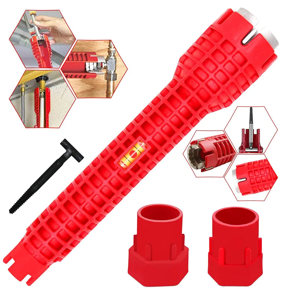 8-in-1 Socket Wrench Set For Removing Water Heater And Pipe Screws