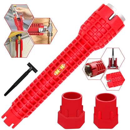 8-in-1 Socket Wrench Set For Removing Water Heater And Pipe Screws