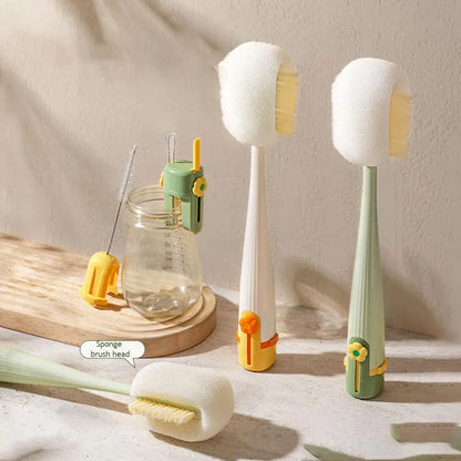 Multifunctional 5-in-1 Bottle Cleaning Brush