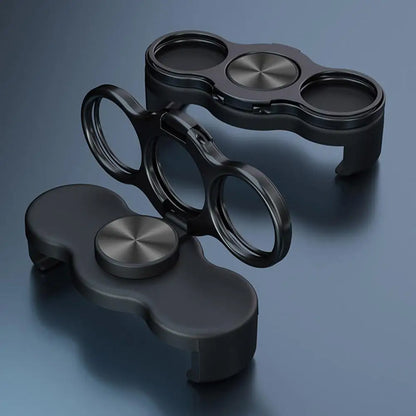 Dual-Ring Three-Finger Back Clip Holder