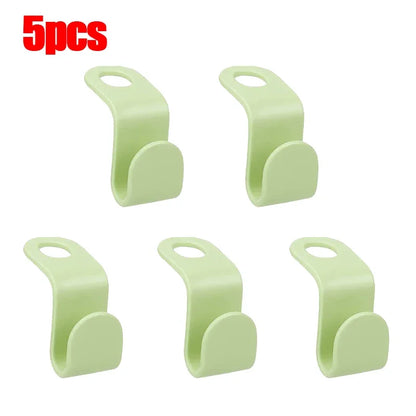 Space-Saving Clothes Hanger Connector Hooks