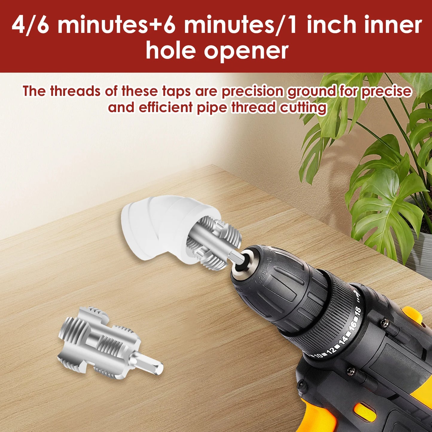 Integrated Internal Pipe Threading Tool