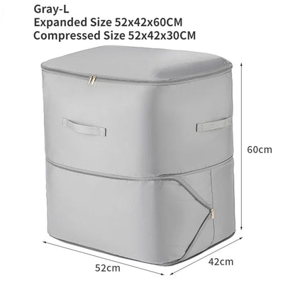 Ultra Space Saving Self Compression Organizer