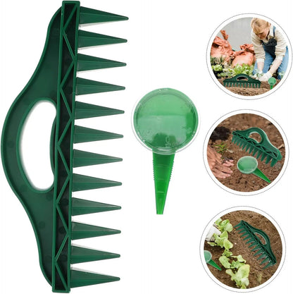 Durable Plastic Hand Dibbler Garden Seeder Tool
