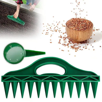 Durable Plastic Hand Dibbler Garden Seeder Tool