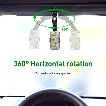 New Rotatable and Retractable Car Phone Holder
