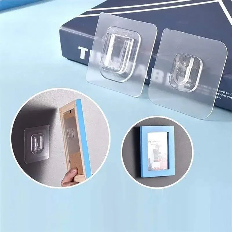 Transparent Double-sided Adhesive Wall Hooks