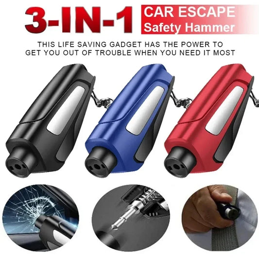 2-IN-1 EMERGENCY WINDOW BREAKER & SEATBELT CUTTER