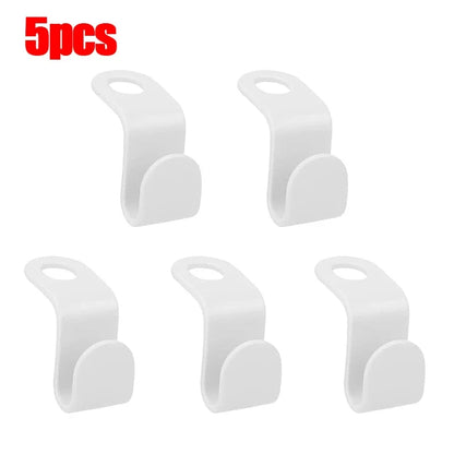 Space-Saving Clothes Hanger Connector Hooks
