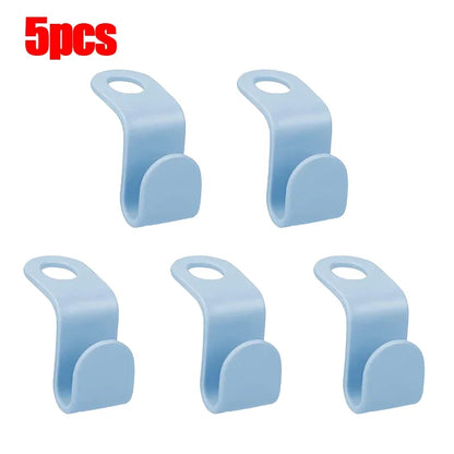 Space-Saving Clothes Hanger Connector Hooks