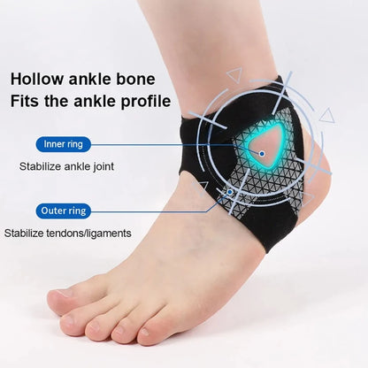 Adjustable Elastic Ankle Brace For Support And Comfort