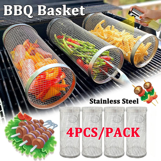 Rolling Grilling Basket