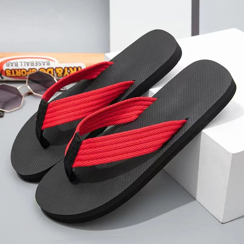 Hidden Print Beach Flops