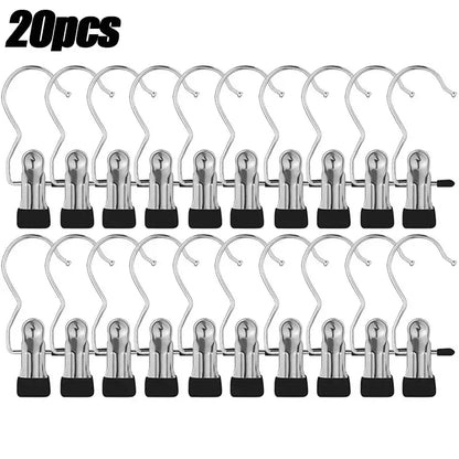 Multifunctional Stainless Steel Clothes Clip Hanger