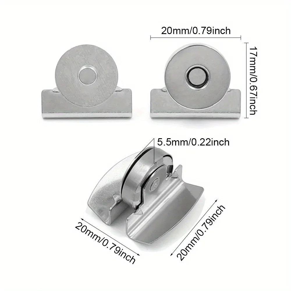 Seamless Magnetic Buckle Clasp for Bags, Clothing and DIY Crafts