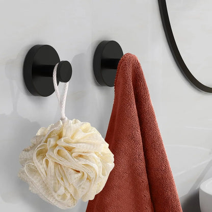 Black Shower Suction Hooks