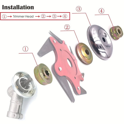 Universal 6-Steel Razors Trimmer Head