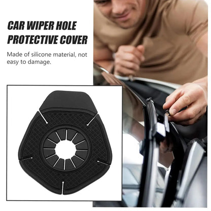 Car Wiper Arm Hole Silicone Protector Pads