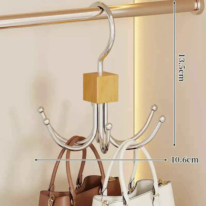 360° Rotating 6-Claw Multi-Function Hook