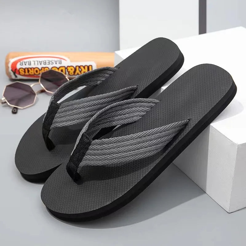 Hidden Print Beach Flops
