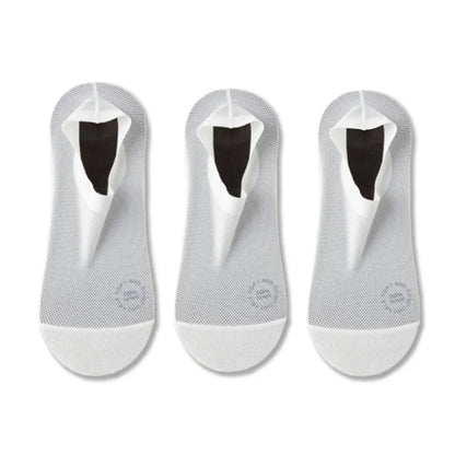3-Pair Invisible Grip Socks Pack
