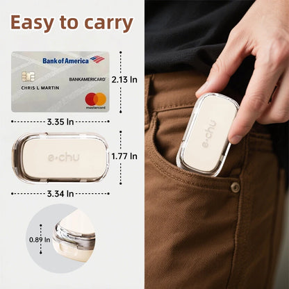 Portable Pill Box With Cutter