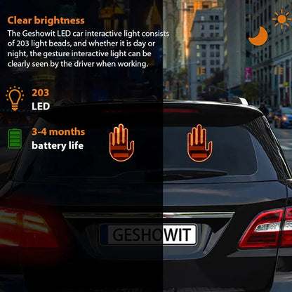 Car Light Hand Finger 🤚🤘👊