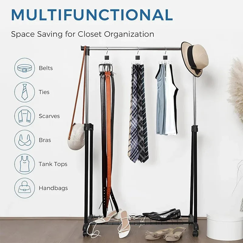 360° Rotating 6-Claw Multi-Function Hook