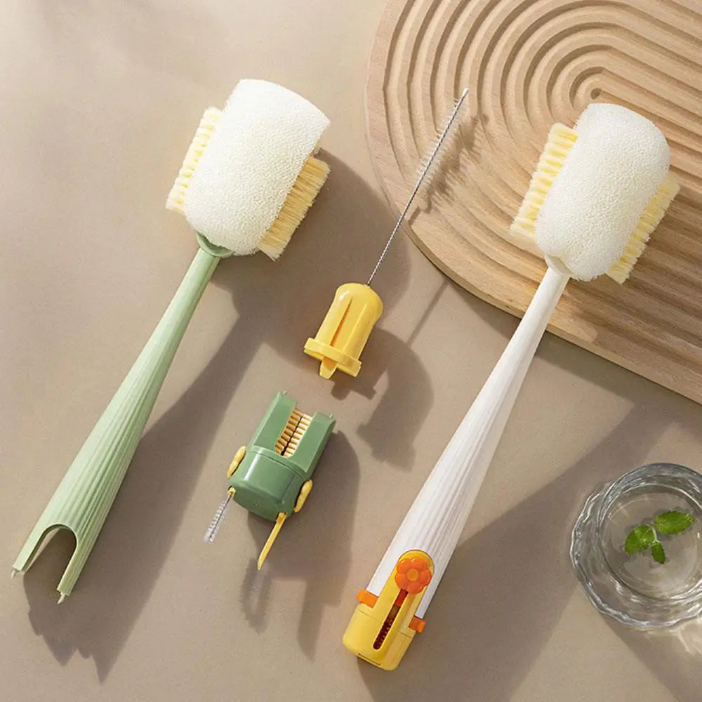 Multifunctional 5-in-1 Bottle Cleaning Brush