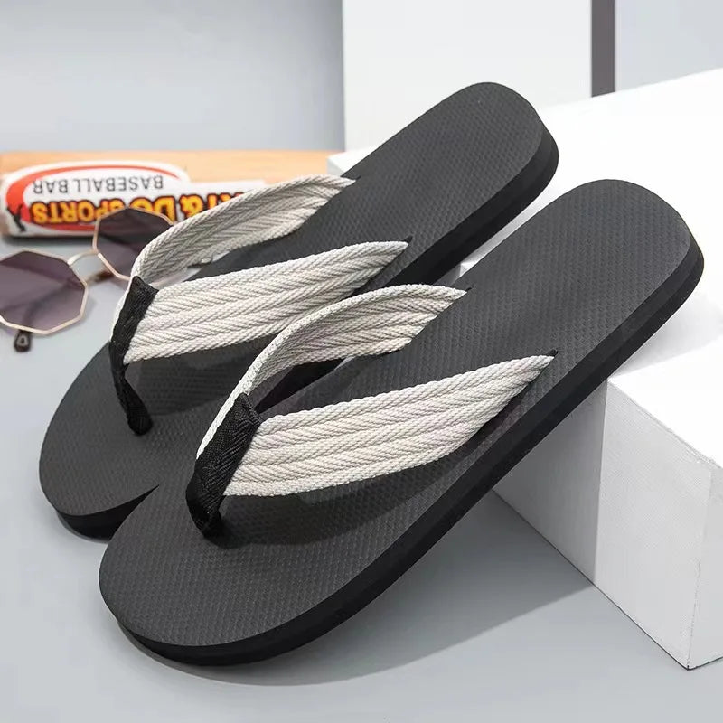 Hidden Print Beach Flops
