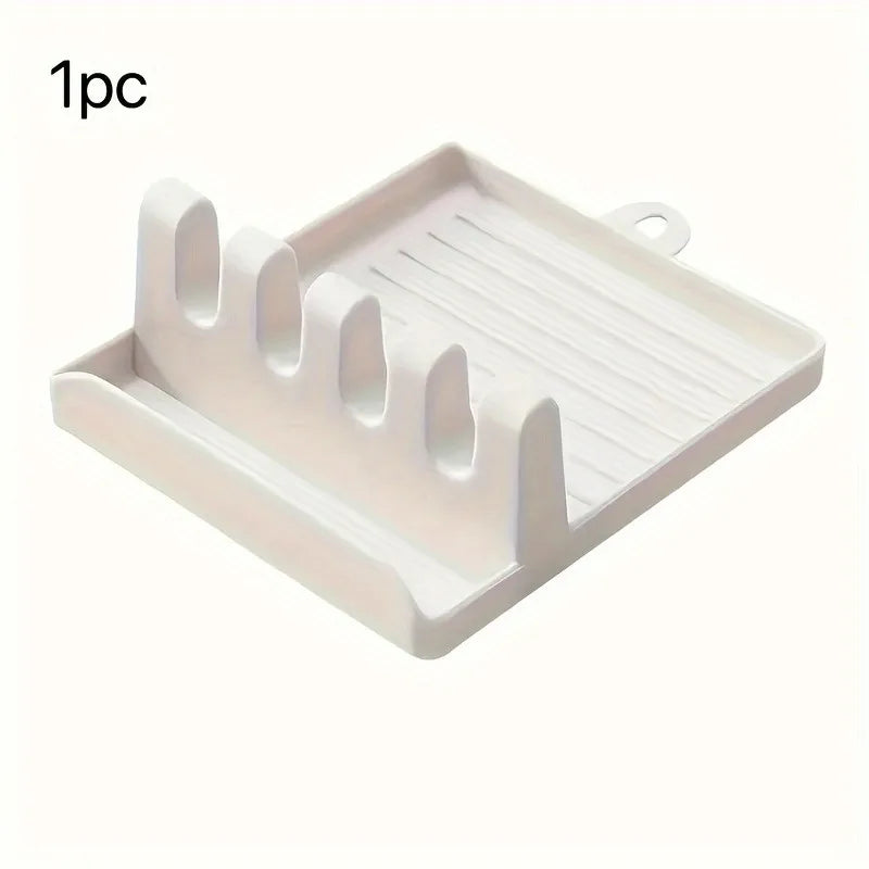 Spoon Holder Rack Non-Slip Kitchen Utensil Organizer