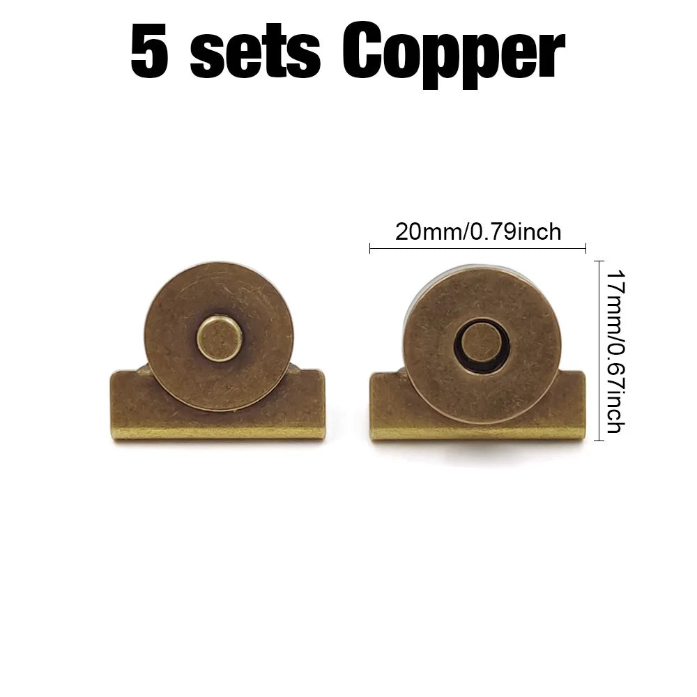 Seamless Magnetic Buckle Clasp for Bags, Clothing and DIY Crafts