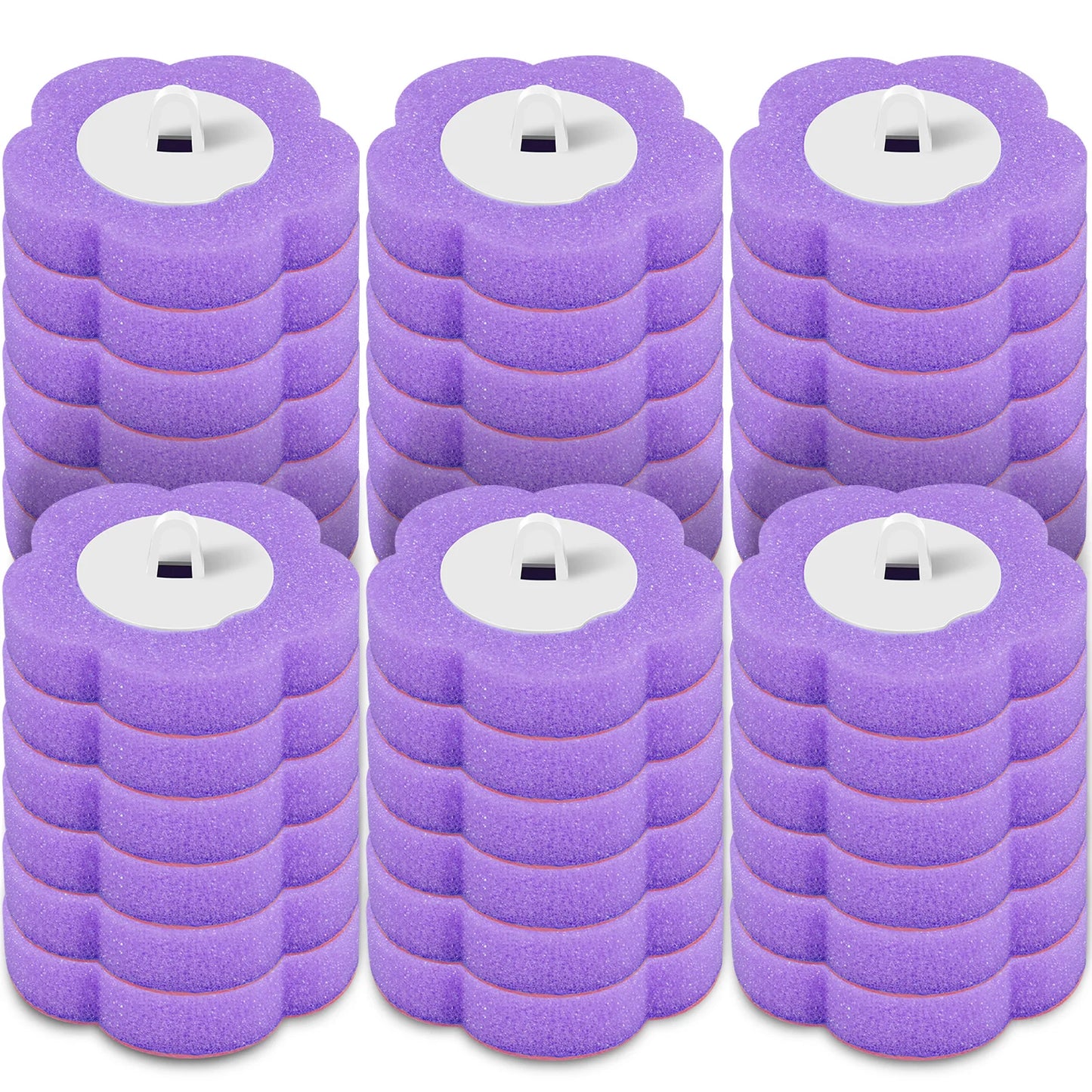 Toilet Scrubber Kit with Self-Cleaning Disposable Pads
